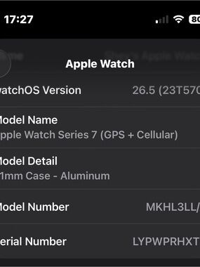 Apple Watch Series 7 Aluminum 41mm in Gray